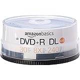 Amazon Basics 8.5GB 8x Blank Disks DVD+R DL - 30-Pack Spindle