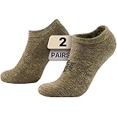 Juclise Alpaca Wool Any Season No Show Midweight Merino Outdoors Socks Men&Women Moisture Wicking Hiking Cushioned Breathable