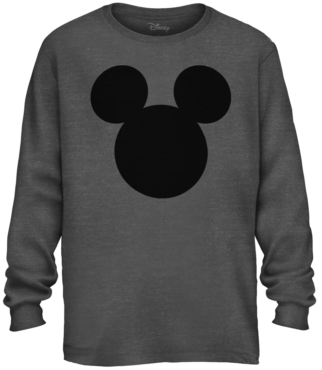 Buy Disney Mickey Mouse Silhouette Men's Adult Graphic Long Sleeve Tee