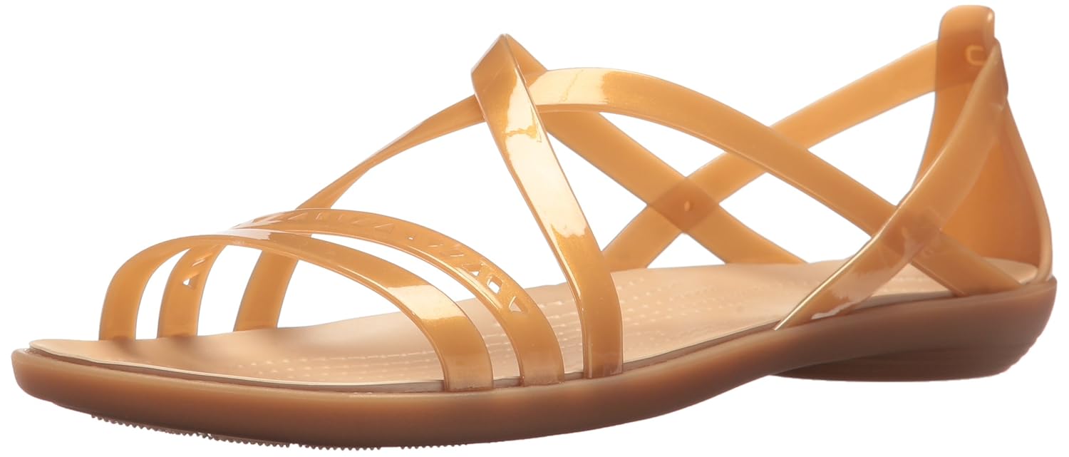 crocs women's isabella cut strappy w fashion sandals