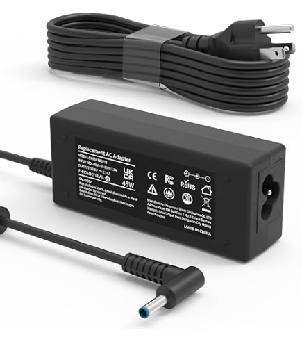 NMSHDES Original Blue Tip 19.5V 3.33A 65W AC Adapter for HP