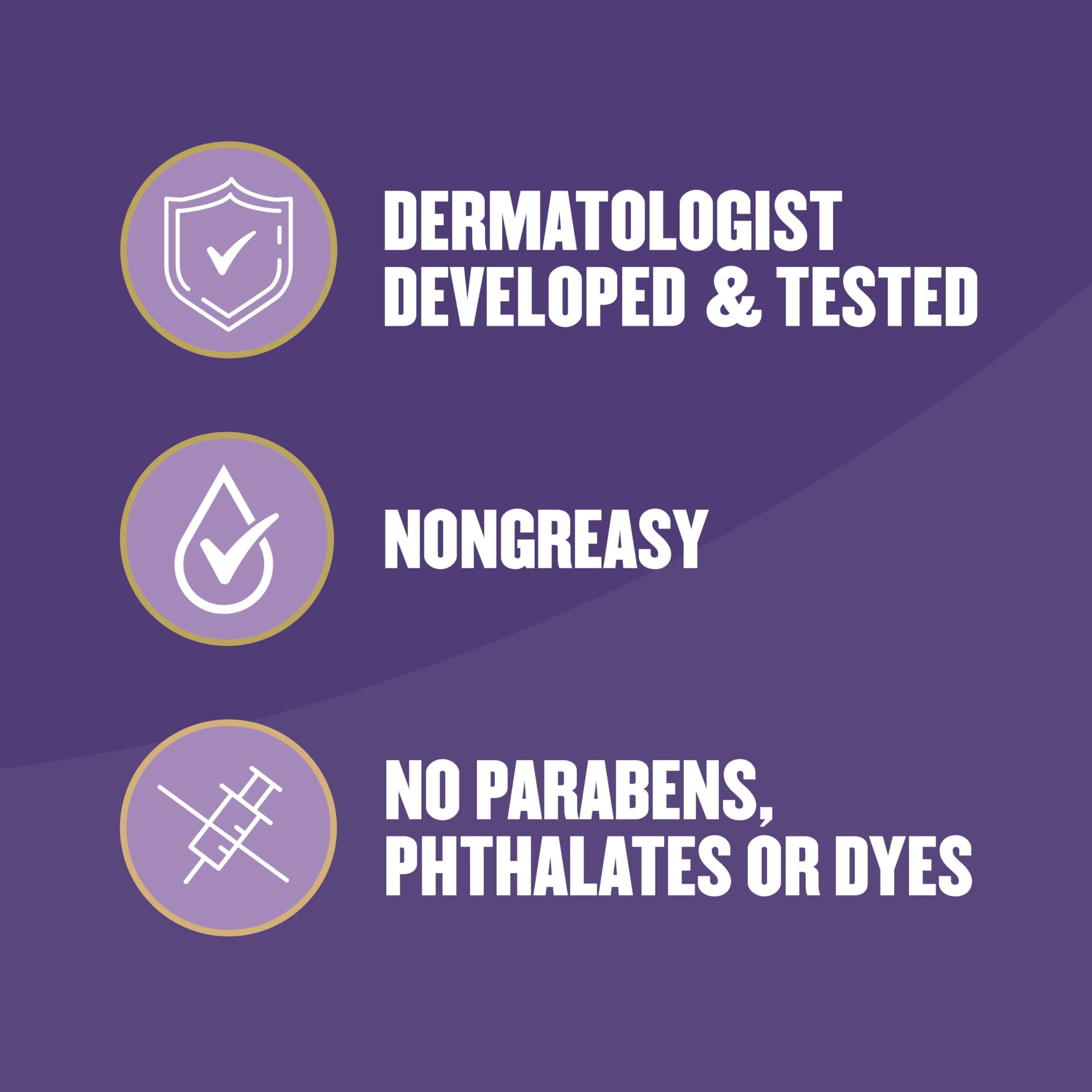 Gold Bond Healing Overnight Body & Face Lotion for Dry Skin, Nongreasy Moisturizer with Hyaluronic Acid, Aloe & Melatonin Works While You Sleep, 13 oz.