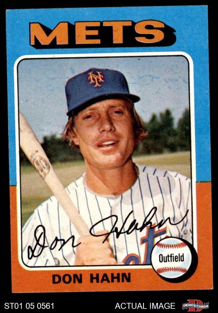 1975 Topps 182 Don Hahn New York Mets (Baseball Card) Dean's Cards 5 EX Mets