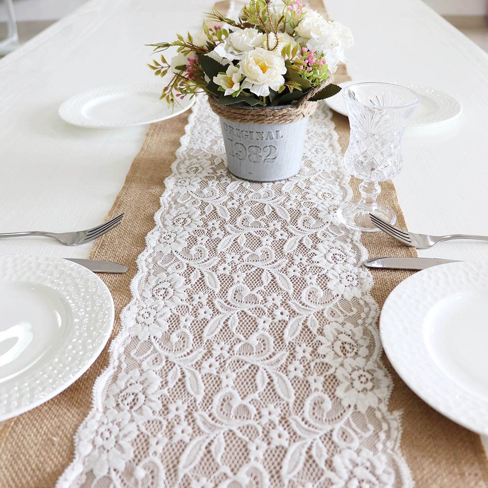 Best burlap for table runner with ruffle