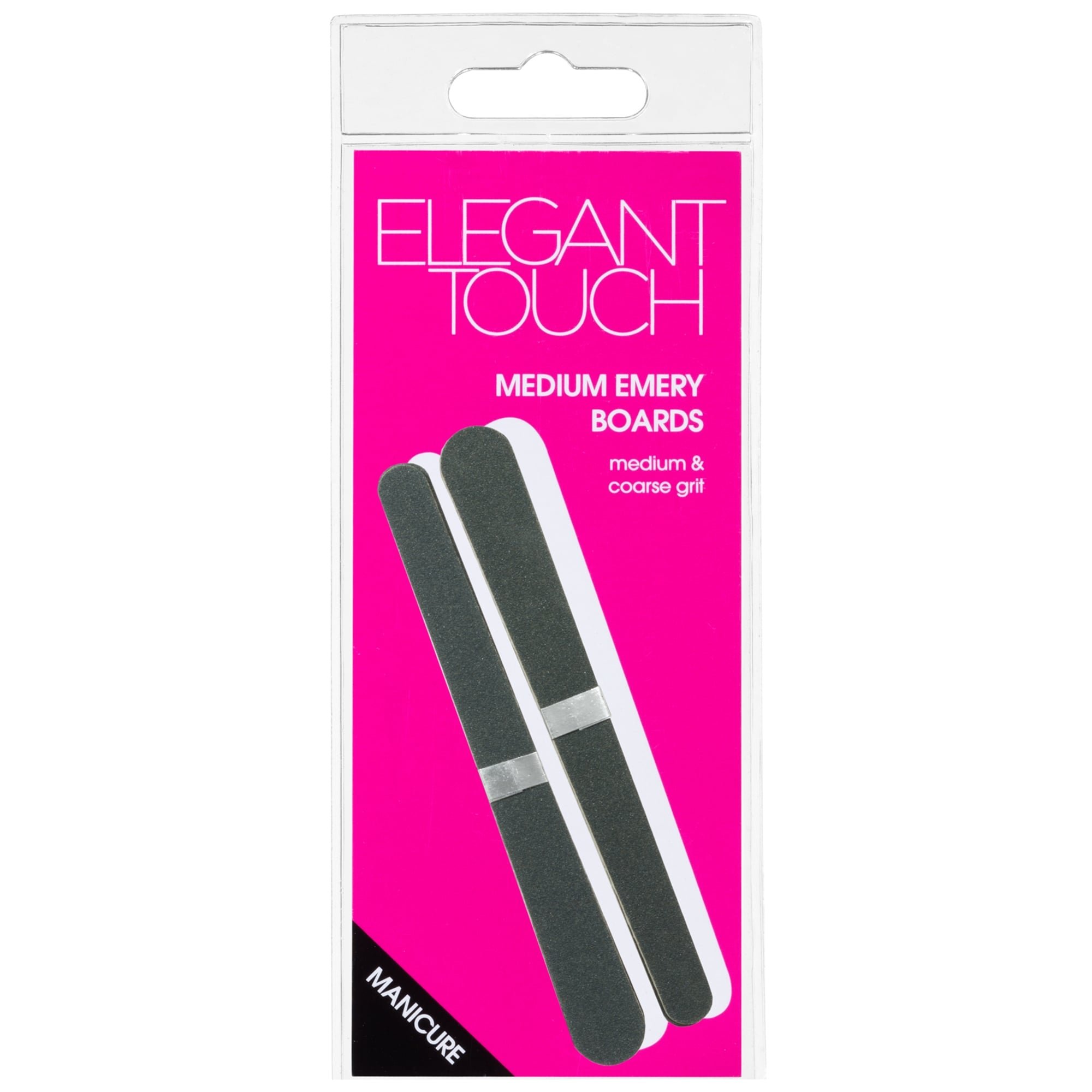 Elegant Touch Medium Emery Boards, 8 Count