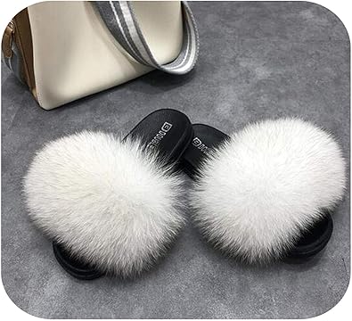 cute furry sandals