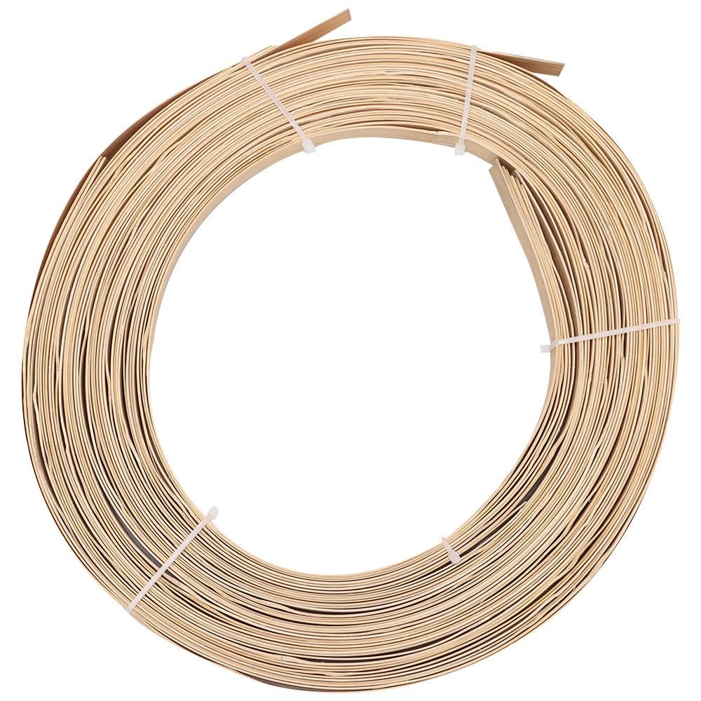YYlingx 7Pcs 0.6 Inch Wide Strips Bamboo Strips,Bamboo Strip Flat Cane Reed Coil Flat Reed Basket Rattan Bamboo Rattan Cane for Weaving Webbing DIY Crafts