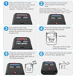 890MAX Garage Door Opener Remote, 2 Replacement for