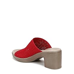 LifeStride Women's Ella Heeled Sandal Fire Red 7.5 W