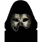 Guayma Steampunk Oni Masquerade Mask for Men/Women Halloween Mardi Gras Venetian Costume Party Prom Ball