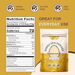 Orgnisulmte Whole Egg Powder, Fresh Pasteurized Egg