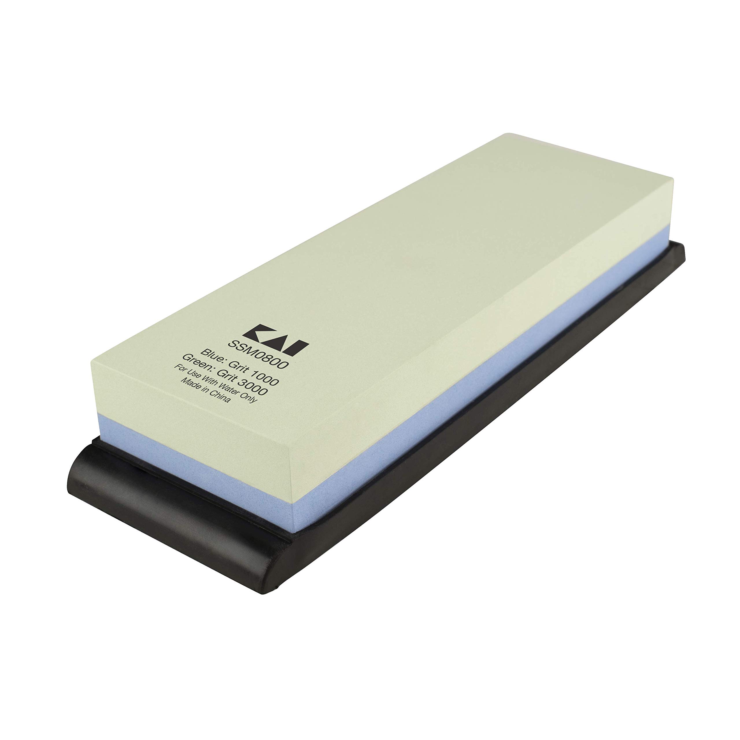 Photo 1 of Shun Combined Whetstone Sharpener, 1000 and 3000 Grit Combination Whetstone, Dual Sided Knife Sharpener for Professional and Home Chefs