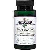 Vitanica FemRebalance, Hormone Balance Support for Women, Vegan, 60 Capsules