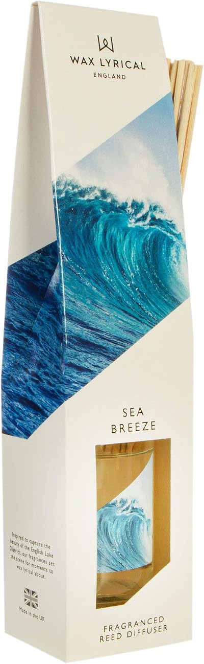 Wax Lyrical Sea Breeze Reed Diffuser 100ml Blue WLE3501