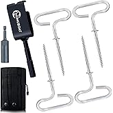 MUMUBOAT Ice Anchor Drill Adapter, Ice Fishing Shelter Accessories, Universal for Ice Anchors