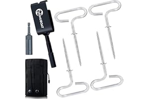 MUMUBOAT Ice Anchor Drill Adapter, Ice Fishing Shelter Accessories, Universal for Ice Anchors