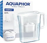 AQUAPHOR Compact Water Filter Jug 2.4L Maxfor+ Filter White