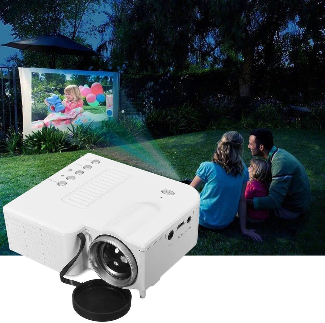 UC28B Mini proyector LED portátil 1080P Multimedia Family Cinema ...