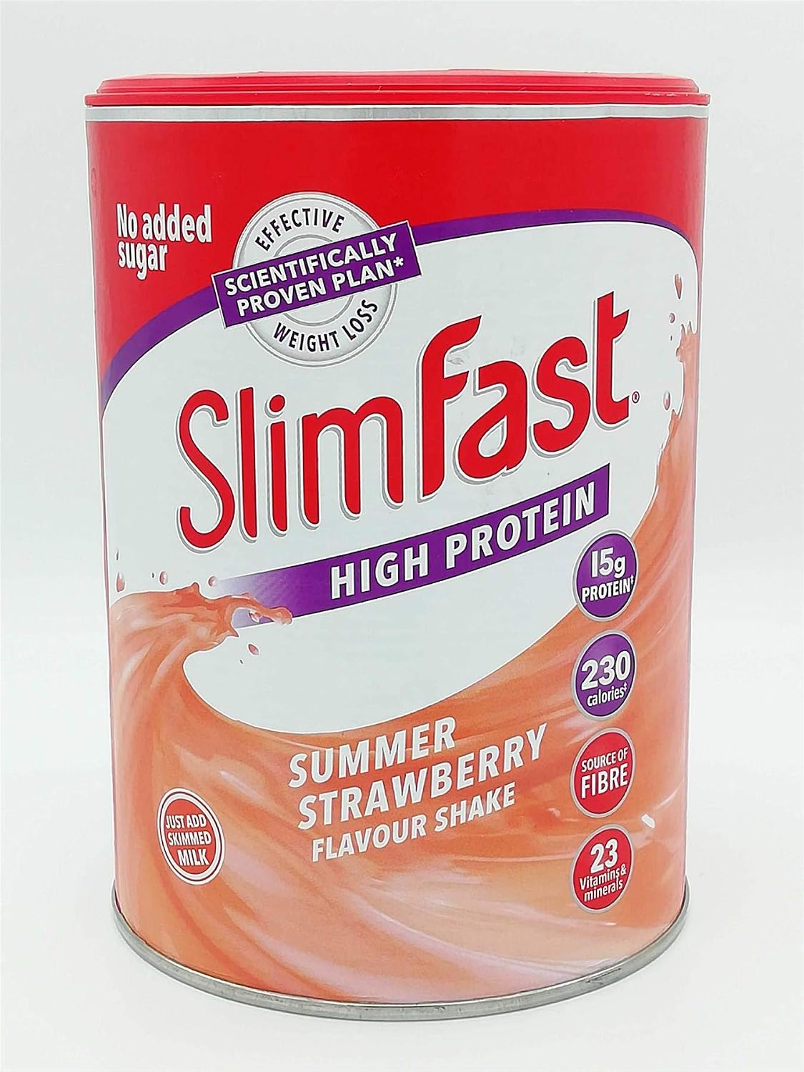 SLIMFAST 365G Summer Strawberry Meal Replacement Milkshake Powder, 365 g (Pack of 1) - Image 3