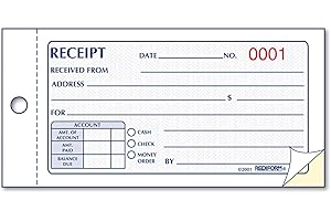RED8L820 - Rediform Small Money Receipt Book