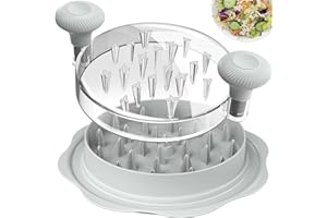 Ukeetap 10" Pro Chicken Shredder Tool Twist Large for Kitchen, BPA-Free Food-Safe Meat Grinder, Visible Chicken Breast Meat S