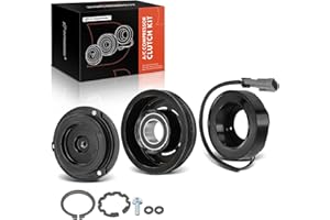 A-Premium Air Conditioner AC Compressor Clutch Kit Compatible with Chevrolet Silverado, Tahoe, Suburban, Express, Avalanche, 