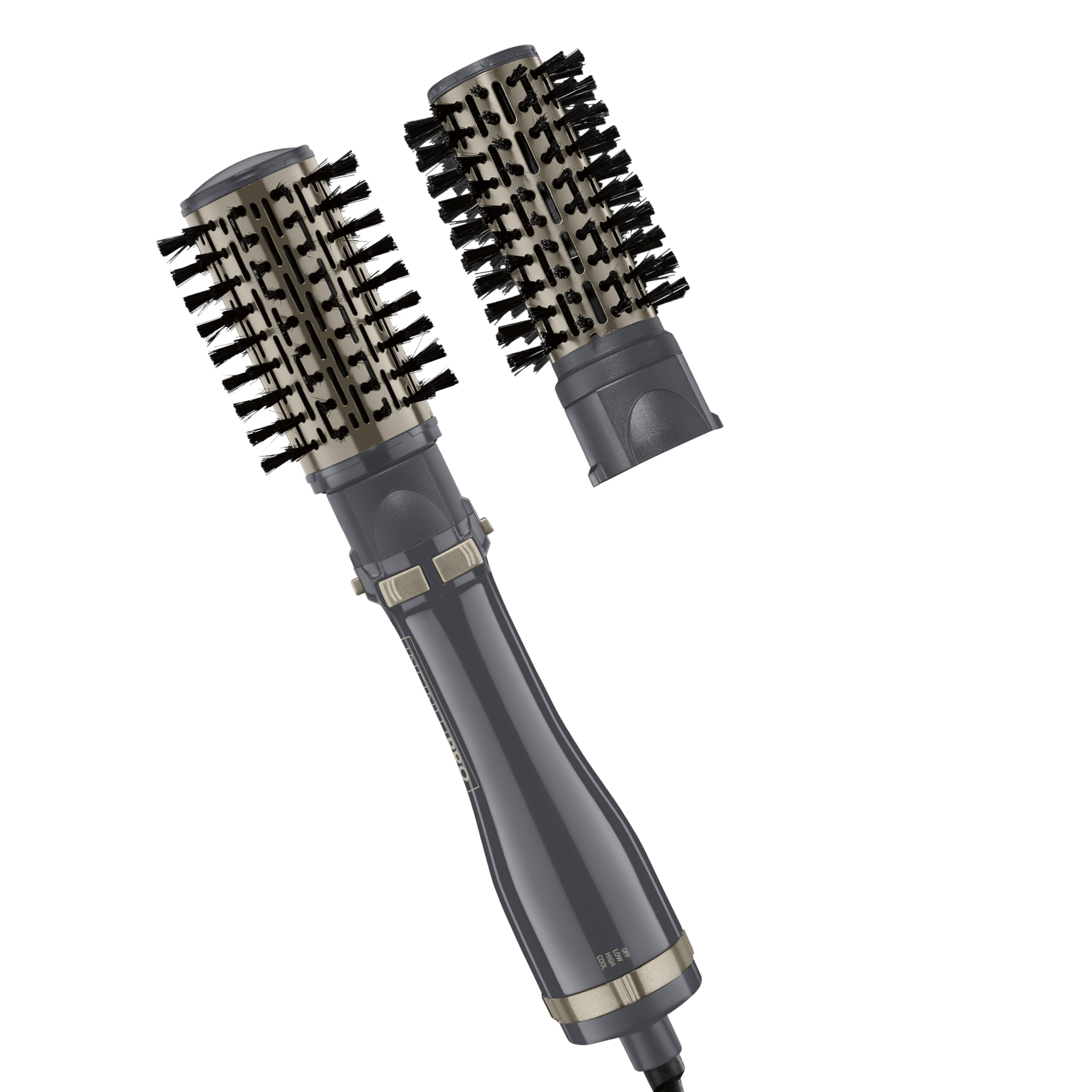 Photo 1 of INFINITIPRO BY CONAIR Hot Air Styling Brush Set with 2-Inch and 1.5-Inch Bristles