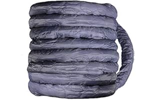 Nadair Central Vacuum Hose Cover - 30ft - Paded Machine Washable Universal Cover, Grey, ACCHO-COV30ZIP-OVO, 30ft