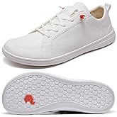 Men's Barefoot Wide Toe Box Shoes - Minimalist Barefoot Shoes with Zero Drop Sole Extra Wide Slip on Walking Shoes for Men