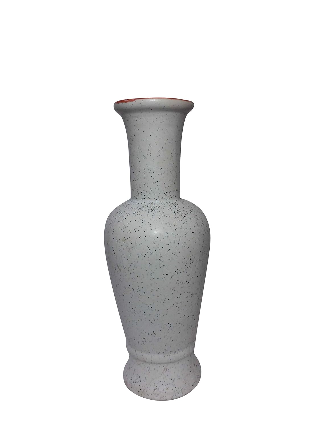 Buy Mushti Flower Vase Ceramic Modern Decoration Embossed Printed