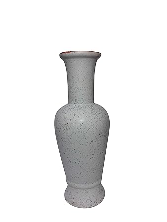 Buy Mushti Flower Vase Ceramic Modern Decoration Embossed Printed