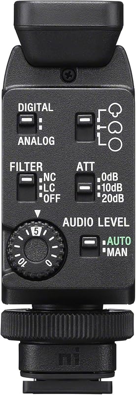 ECM-B10 Micrófono direccional (Compacto, inalámbrico, sin batería), Negro