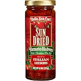 Bella Sun Luci Sun-Dried Tomato Halves in Premium Oil with Italian Herbs, Ready-to-Use Mediterranean Ingredient for Pasta, Salads &amp; Pizza, 8.5 oz