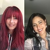 Loreal Hicolor Highlights In Magenta And Red Mixed Dip Dye Hair Loreal Hicolor Velvet Hair