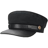 ERDOGLY Chauffeur Hat for Men Women, Classic Newsboy Cap Costume Taxi Driver Hat, Black Beret Cap Taxi Driver Accessory for Halloween Cosplay