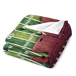 Football Sofa Throw Blanket Flannel Super Soft Warm