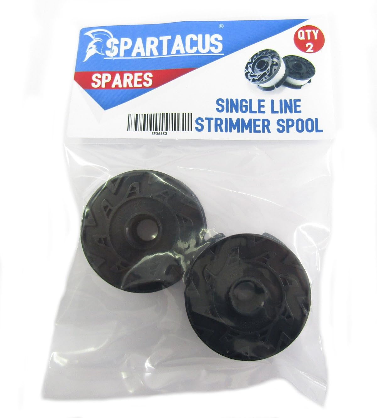 Spartacus 2x Garden Strimmer Trimmer Spool & Line Fits Black & Decker ST5530 ST6600 ST7000 ST7200 ST7200-CA
