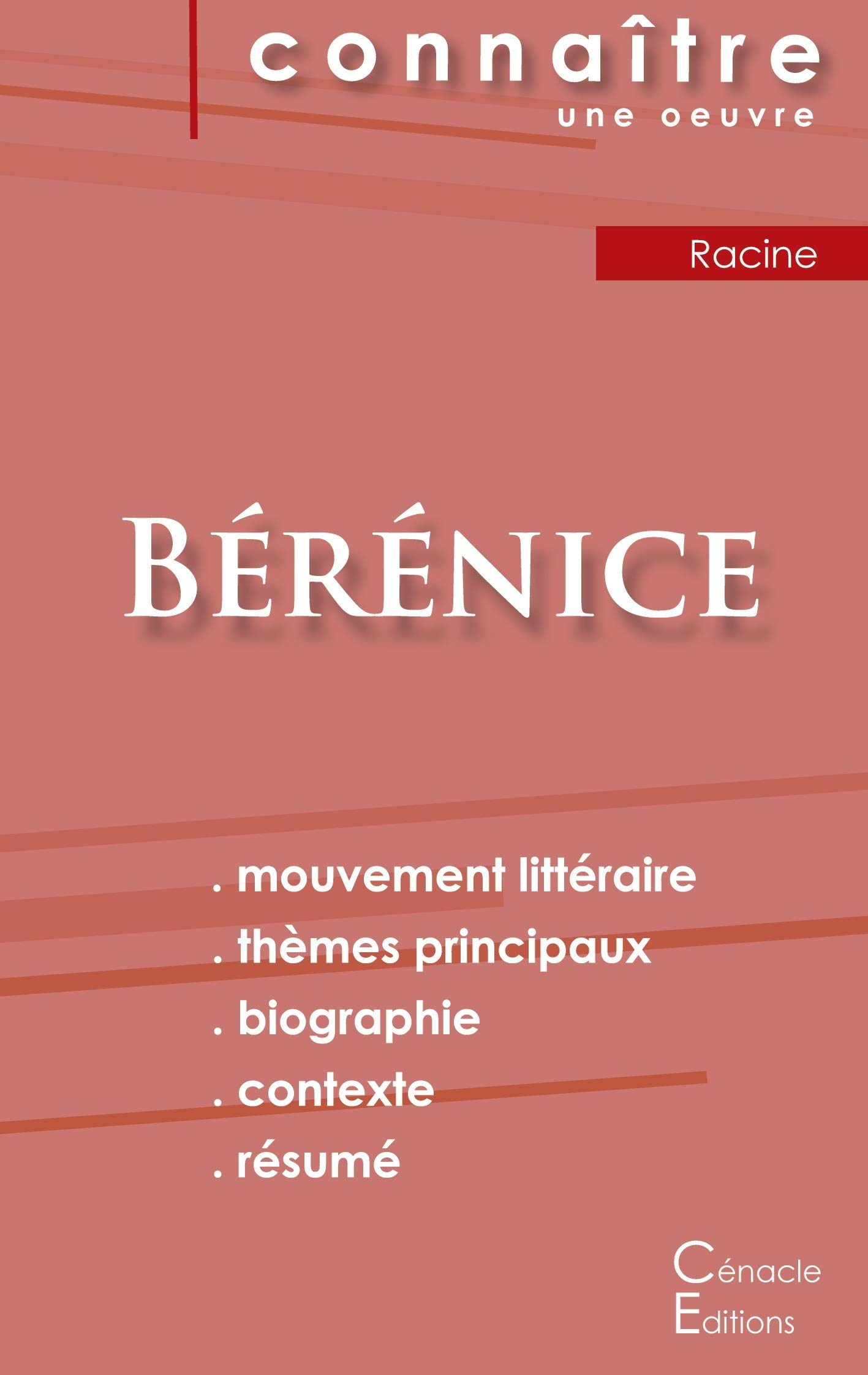 Fiche De Lecture Berenice De Racine Analyse Litteraire De Reference Et Resume Complet Racine Jean Livres Amazon Fr