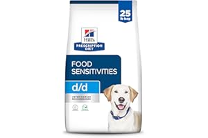 Hill's Prescription Diet d/d Skin/Food Sensitivities Grain Free Potato & Duck Flavor Dry Dog Food, Veterinary Diet, 25 lb. Bag