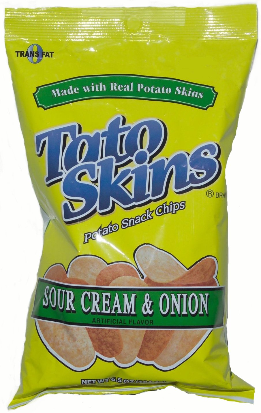 Amazon Com Tato Skins Potato Snack Chips Sour Cream Onion Flavor 6 5 Oz Single Bag