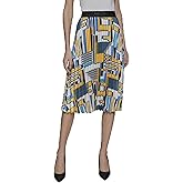 Karl Lagerfeld Womens Pleated Essential Printed Skirt