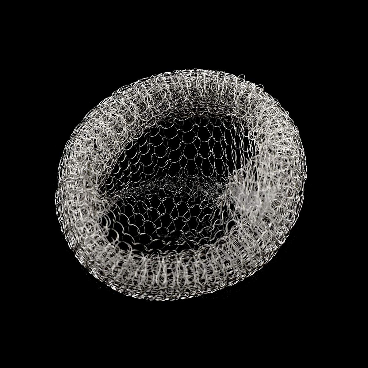 24 Pieces Lint Traps Stainless Steel Washing Machine Lint Snare Traps Laundry Mesh Washer Hose Filter with 24 pcs Cable Ties