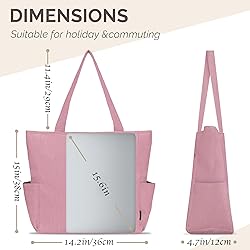 Buringer Corduroy Tote Bag for Women Large Shoulder