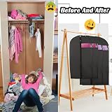 Niviy Garment Bags 60x100cm 5 Pack Moth Proof Zip Transparent PEVA view 7
