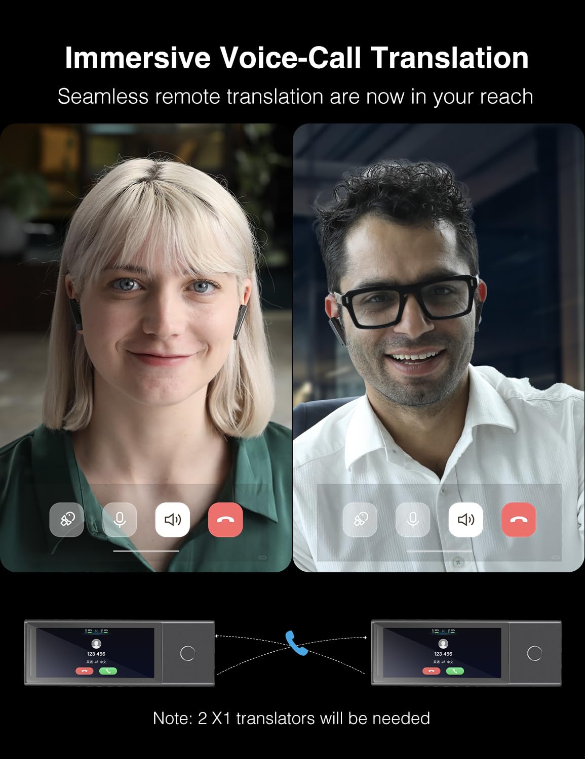 Timekettle X1 AI Interpreter Hub, Standalone Entity, Two Way Simultaneous Translator Earbud, Translator Device Upgraded with Media Translation, Presentation Mode & Upgrade TTS for Multilingual Meeting