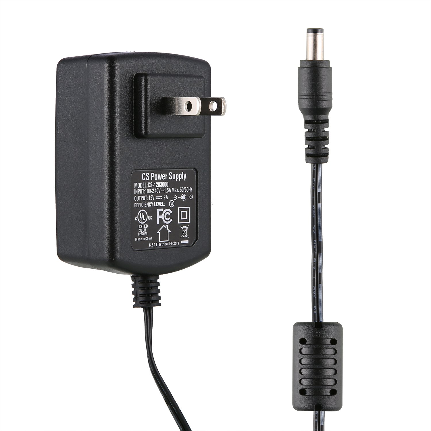 ANNKE 12V2A CCTV Camera Power Supply with DC Connector for DVR Security Camera System