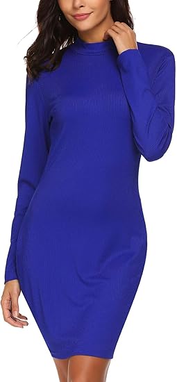 royal purple bodycon dress