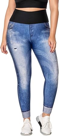 calça jeans legging plus size