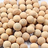 Waziaqoc 100 Pcs Round Wooden Balls, 1/2 Inch Diameter No Hole Wooden Beads, Mini Unfinished Craft Balls for DIY Projects and Kids Arts