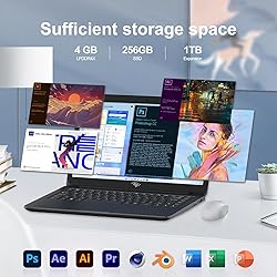 LETSUNG 14" Itel Laptop Computer with Intel Celeron